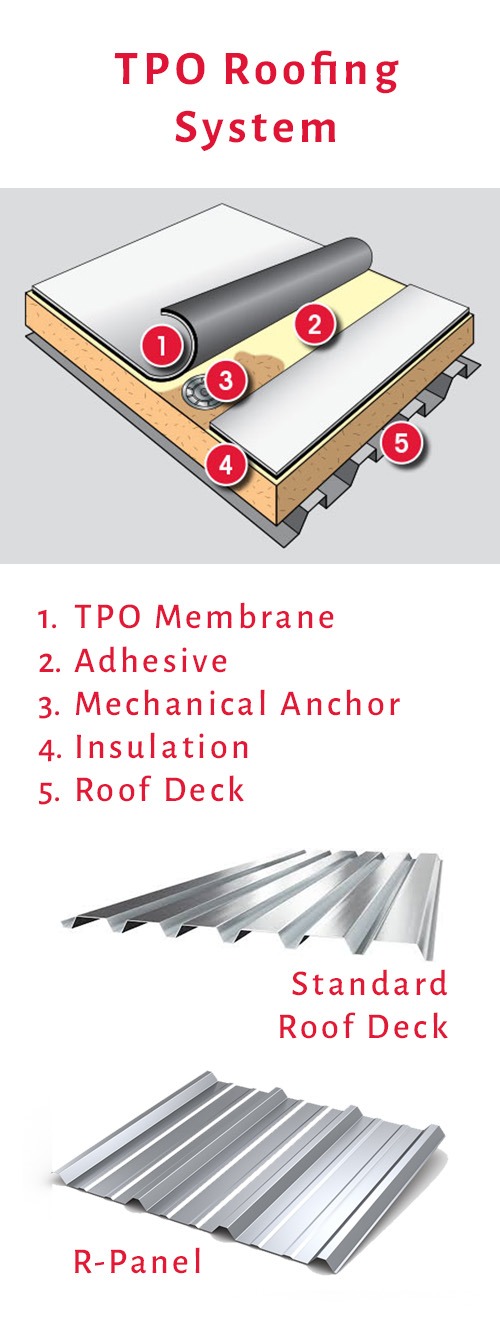 Flat Roof Commercial building